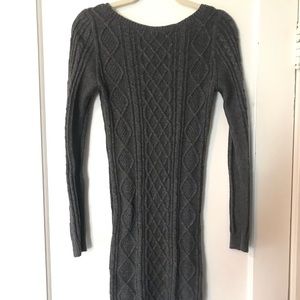 Abercrombie & Fitch grey knit dress